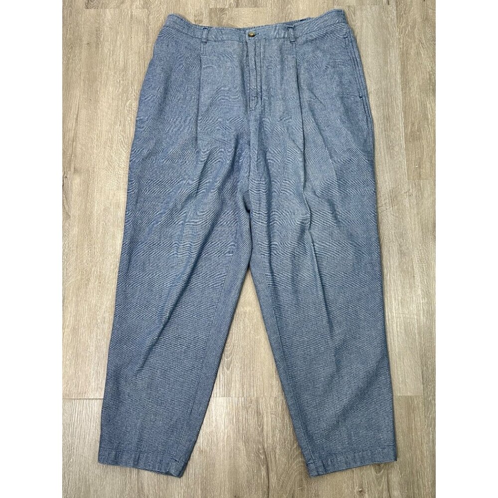 Russ Sports Womens Pants Sz 33" waist Pleated Straight Relax‎ fit